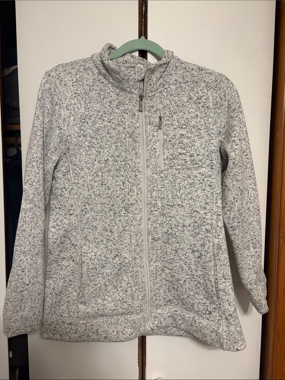 Calvin Klein Heather Gray zip up Fleece
